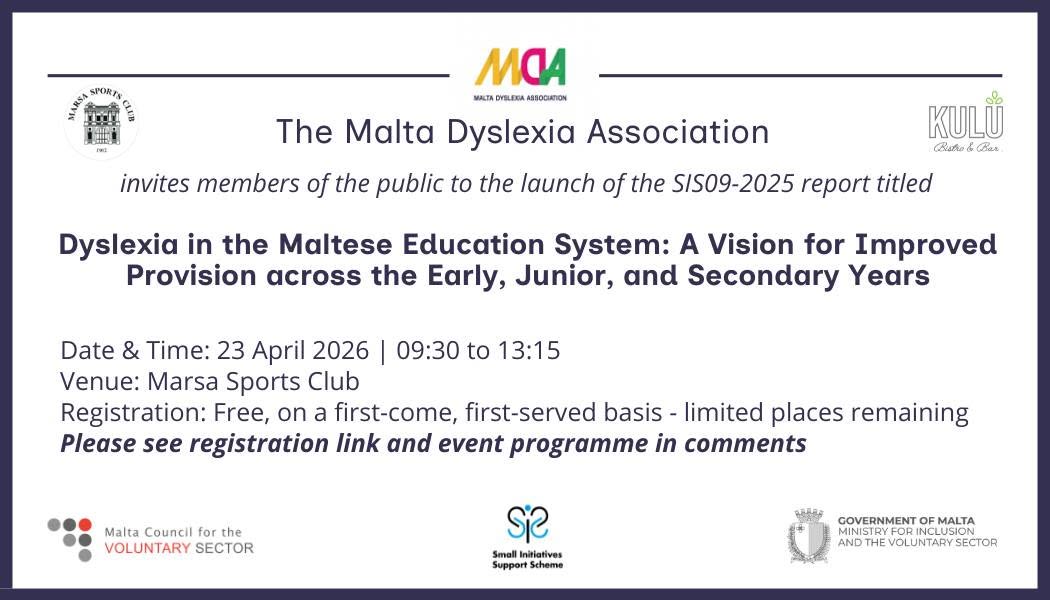 MDA Report Launch Event Poster