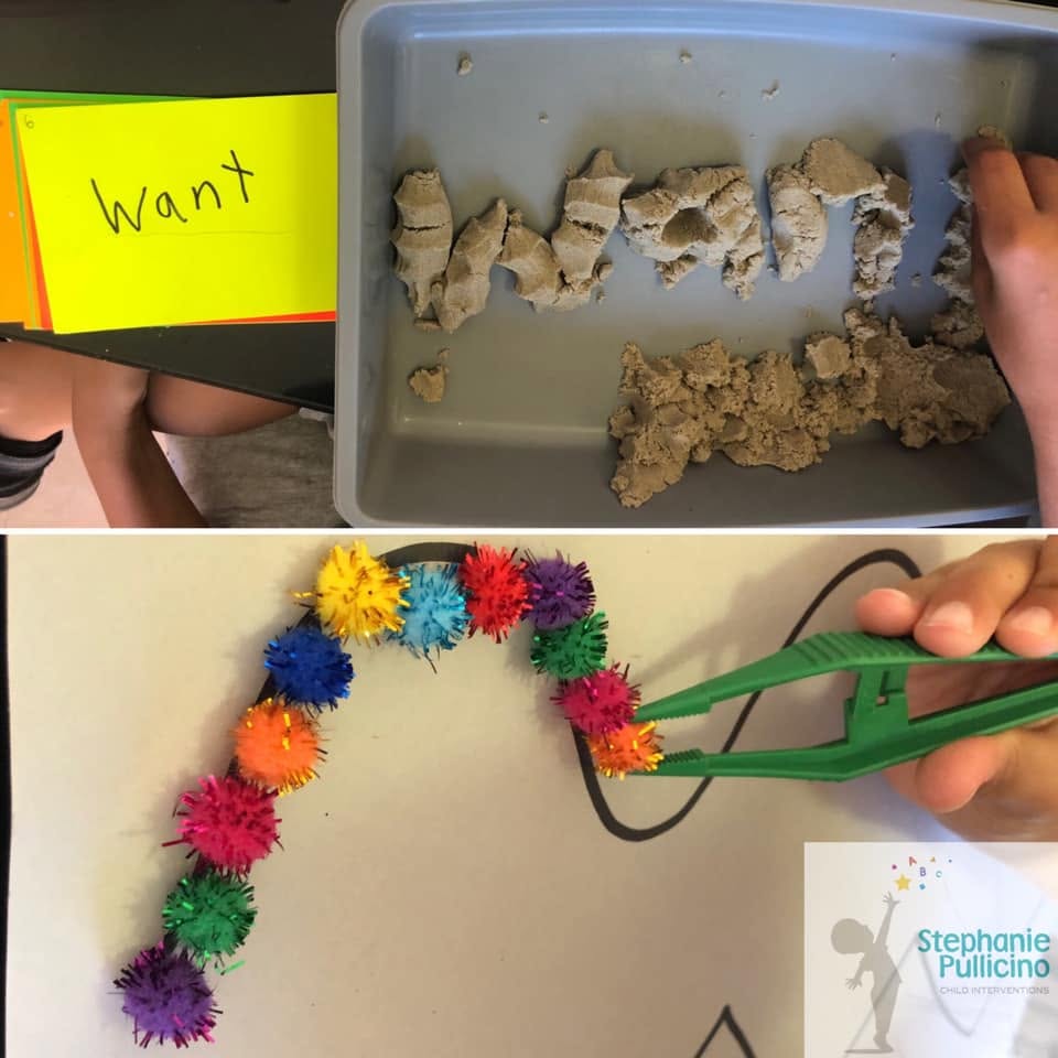 Multisensory sand and tactile learning